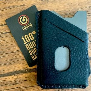 Leather card holder